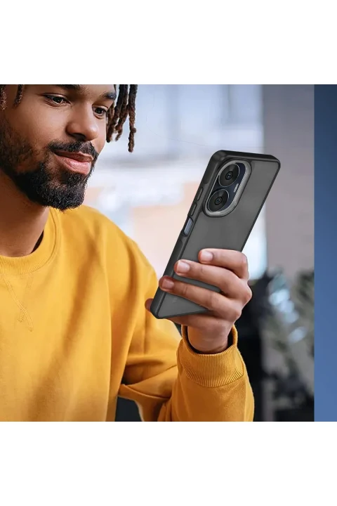 uryport Realme C55 Kılıf Elegant Kapak - Pudra
