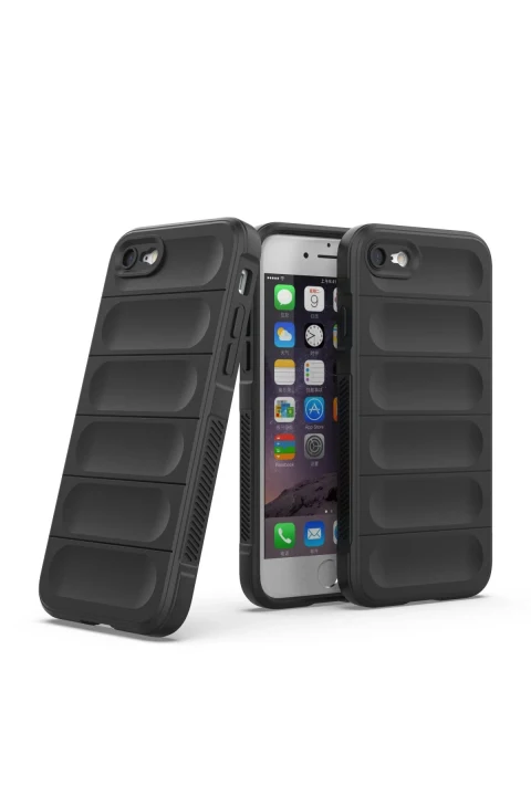 uryport Apple iPhone 7 Kılıf Optimum Silikon - Siyah