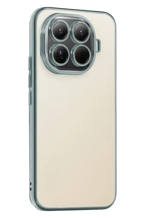 uryport Xiaomi Mi 15T Pro Razer Lensli Silikon - Gümüş