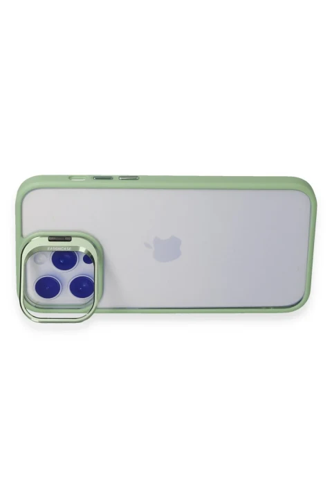 Joko Apple iPhone 13 Pro Max Kılıf Roblox Lens Standlı Kapak - Yeşil