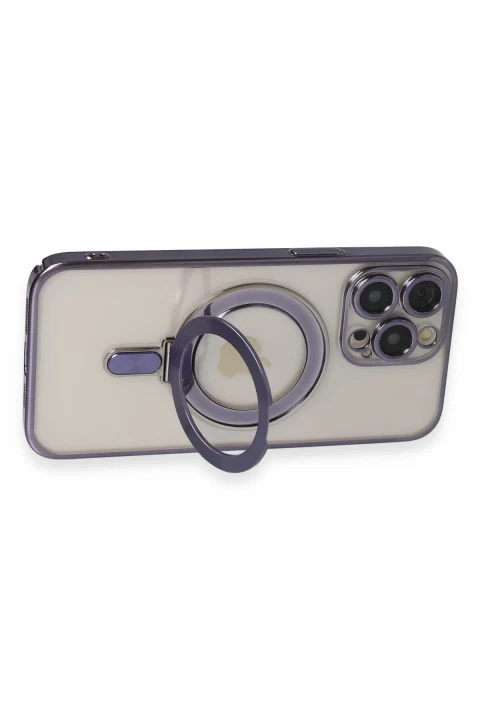 Joko Apple iPhone 14 Pro Max Era Magsafe Standlı Kapak - Derin Mor