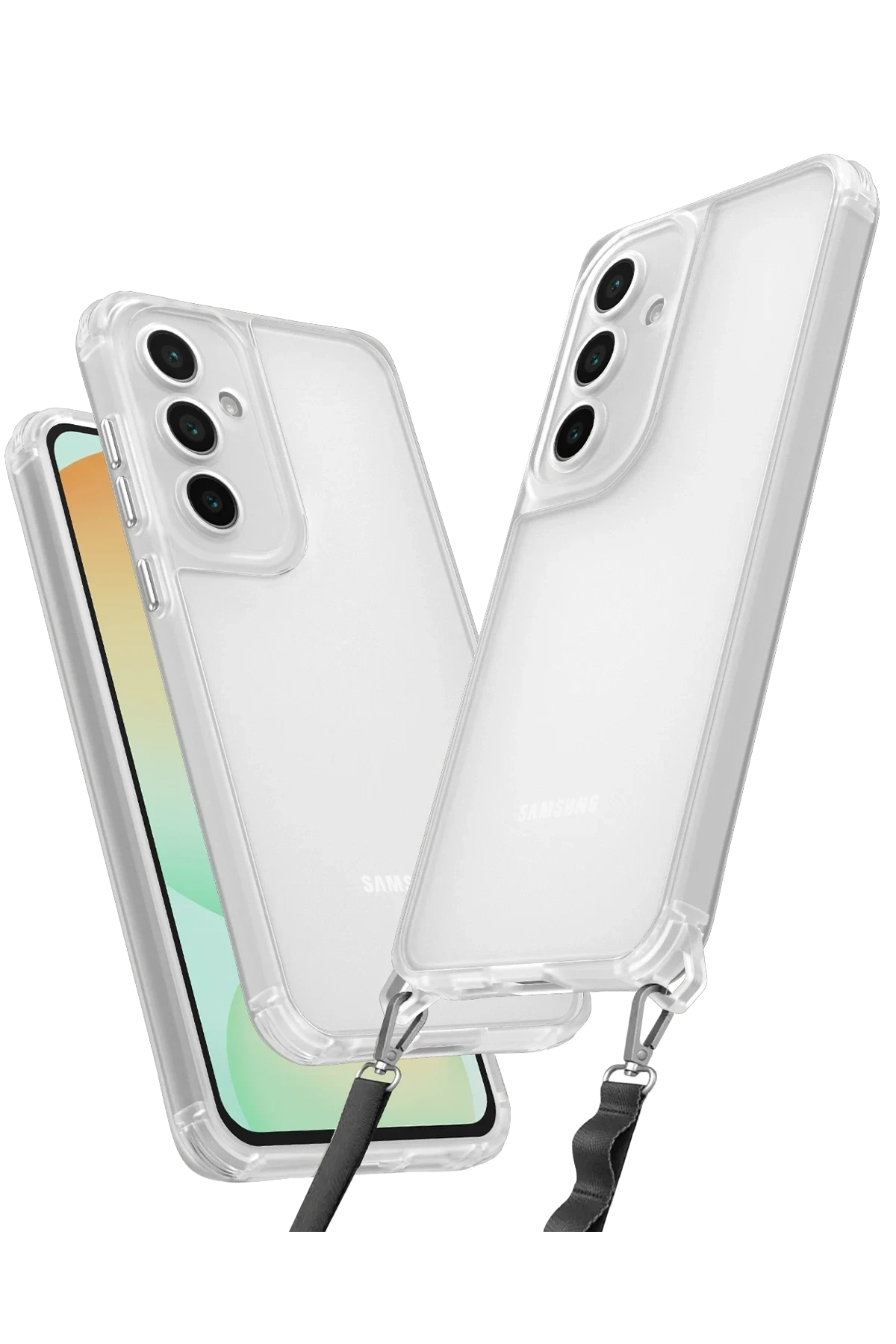 uryport Samsung Galaxy A55 5G Kılıf Penta Silikon Kılıf - Şeffaf