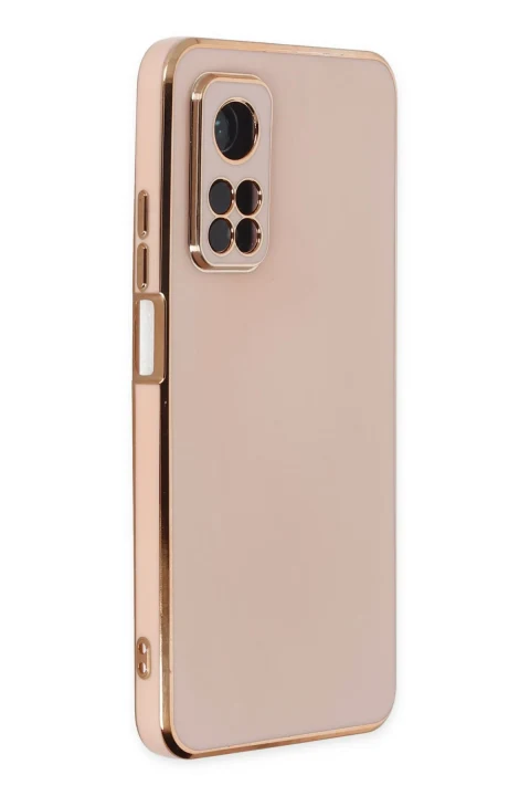 uryport Xiaomi Mi 10T Kılıf Volet Silikon - Pembe