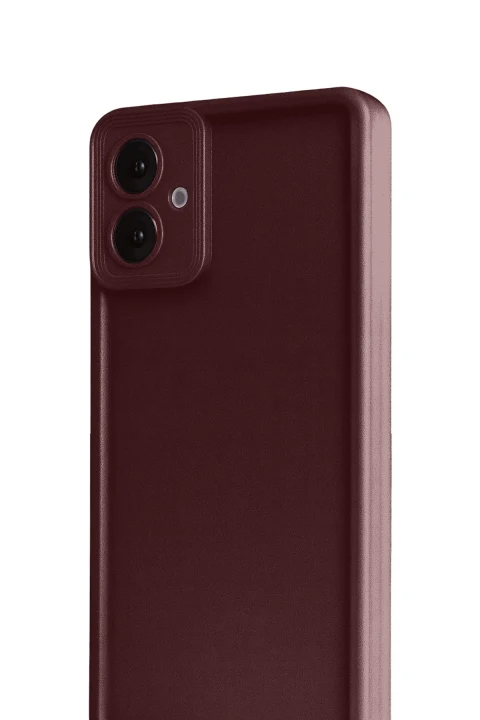 uryport Samsung Galaxy A07 4G Viera Silikon - Bordo