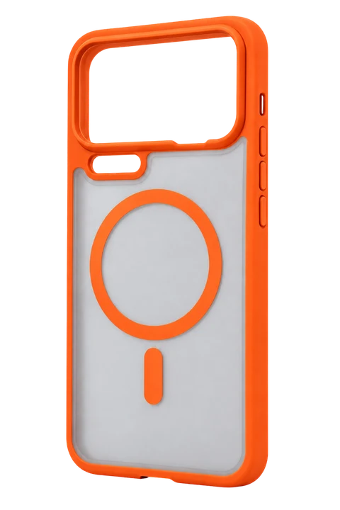 uryport Xiaomi Mi 17 Pro Max Loji Magsafe Kapak - Turuncu