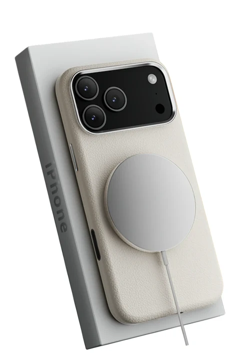 Joko Apple iPhone 17 Pro/18 Pro Wonder Deri Magsafe Kapak - Beyaz
