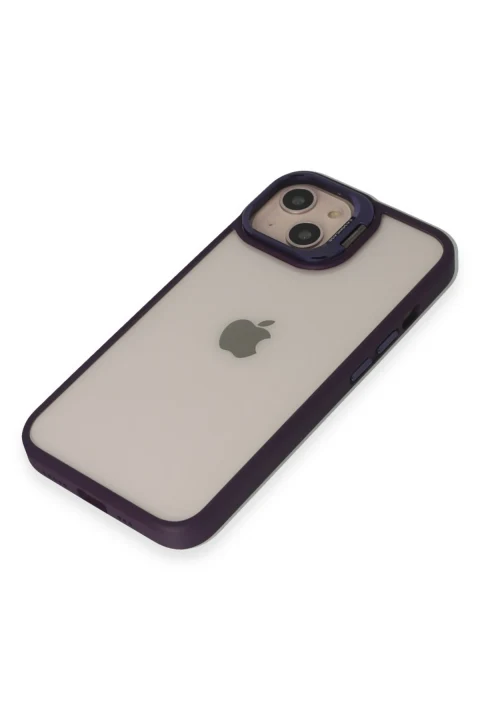 Joko Apple iPhone 14 Kılıf Roblox Lens Standlı Kapak - Derin Mor
