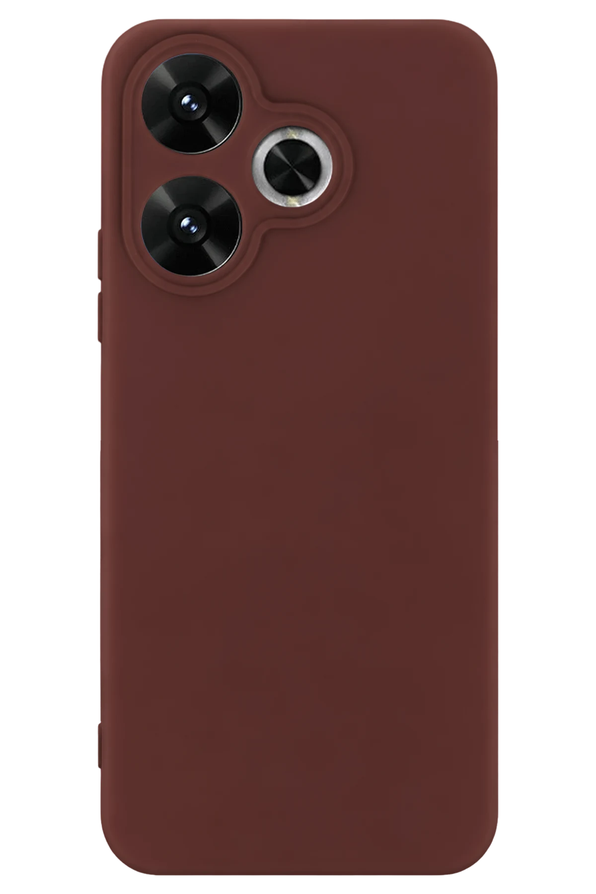 uryport Xiaomi Redmi 13 4G Kılıf First Silikon - Bordo