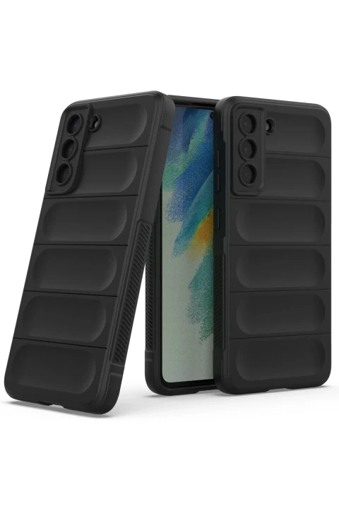 uryport Samsung Galaxy S21 Plus Kılıf Optimum Silikon - Siyah