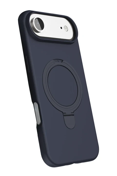 uryport Apple iPhone 17 Air Regal Magsafe Standlı Kapak - Lacivert