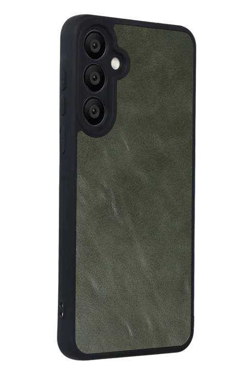 uryport Samsung Galaxy A37 5G Aras Deri Kapak - Yeşil
