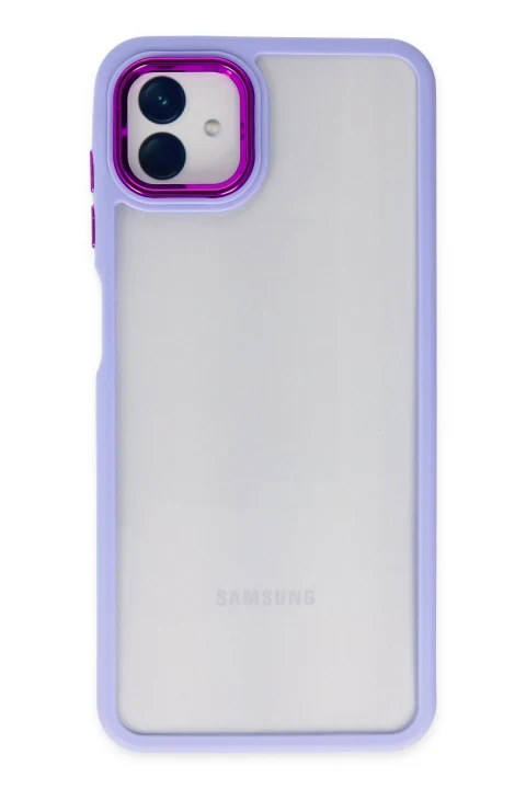 uryport Samsung Galaxy A04 Kılıf Dora Kapak - Lila