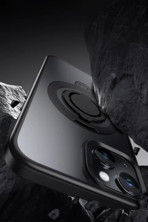 Joko Apple iPhone 15 Avatar 360 Dönen Magsafe Kapak - Siyah