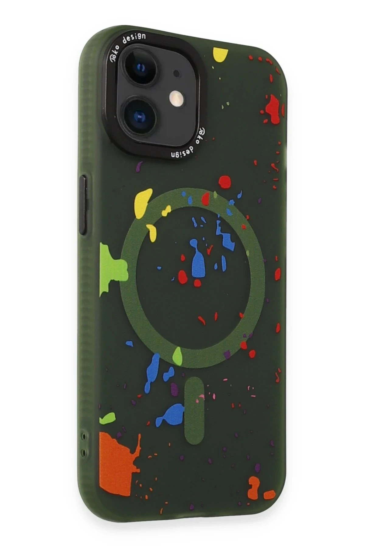 Joko Apple iPhone 11 Colorful Magsafe Kapak - Koyu Yeşil