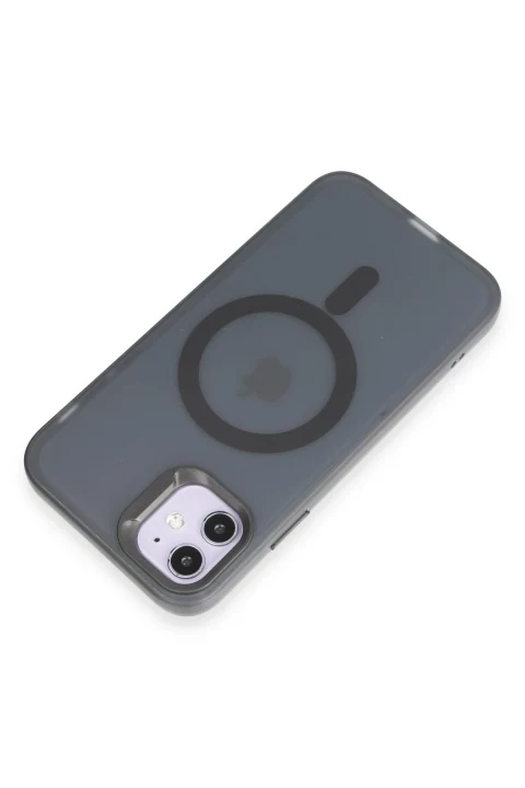 Joko Apple iPhone 11 Kılıf Mateks Magsafe Kapak - Siyah