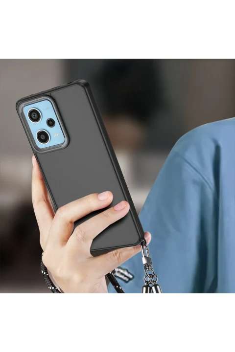 uryport Xiaomi Redmi Note 12 4G Kılıf Elegant Kapak - Derin Mor
