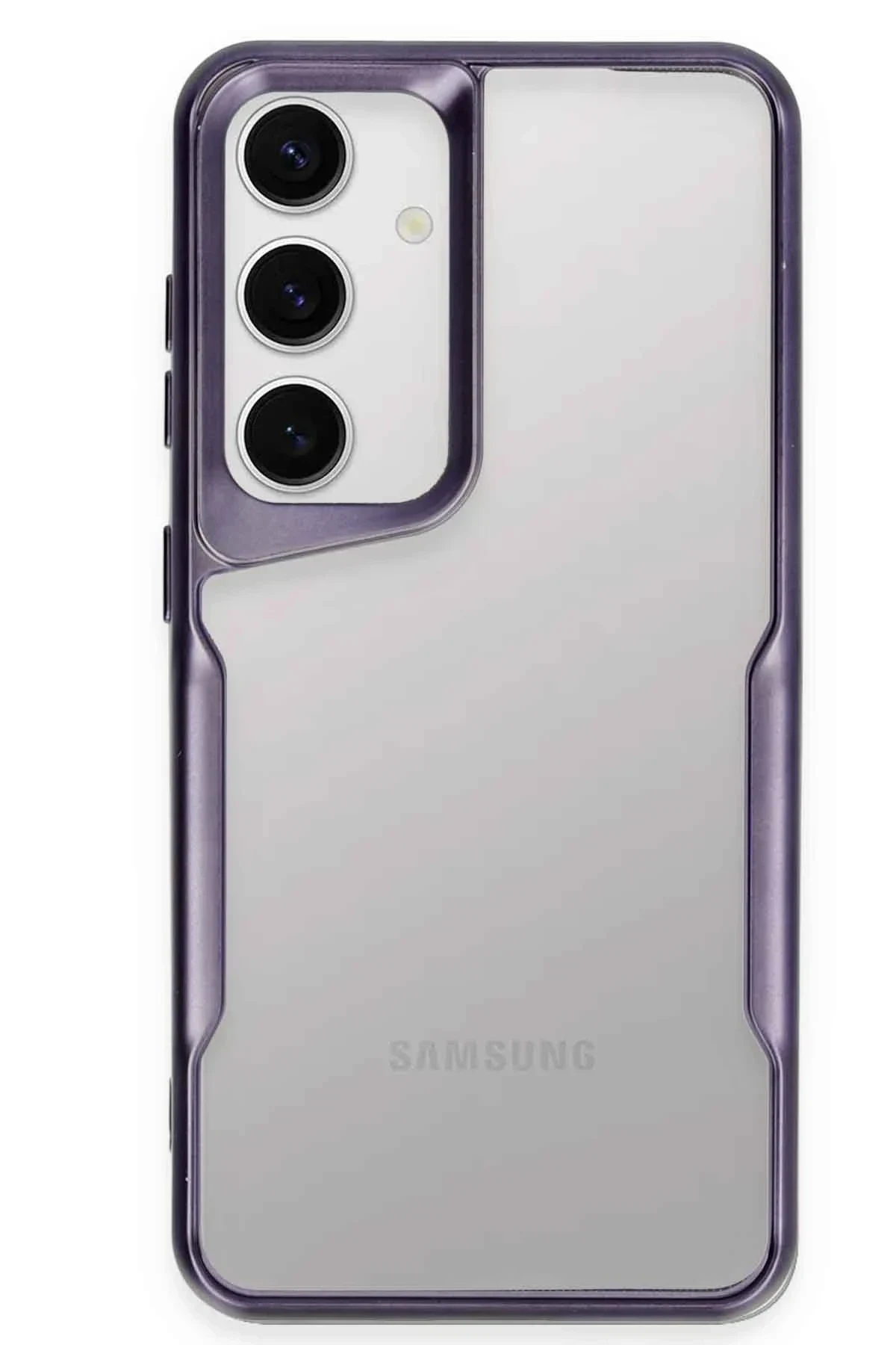 uryport Samsung Galaxy A36 Kılıf Boyi Silikon Kapak - Derin Mor