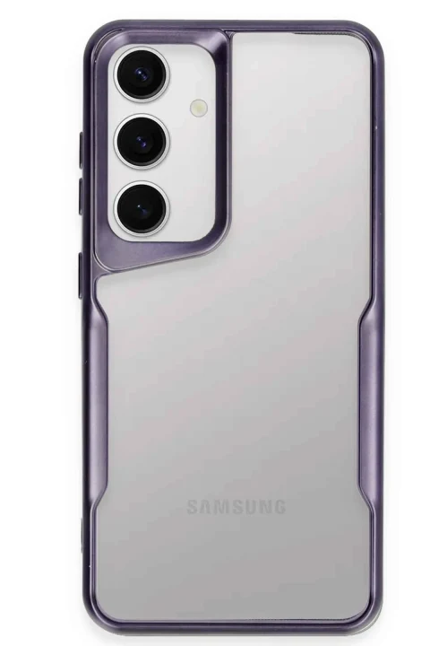 uryport Samsung Galaxy A36 Kılıf Boyi Silikon Kapak - Derin Mor