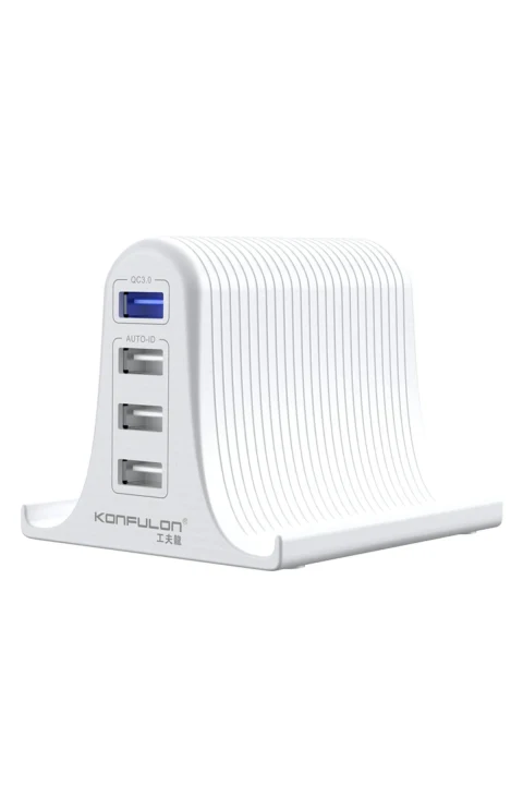 Konfulon C52Q 4 USB 3.0 Quick Standlı Seyahat Şarj Cihazı