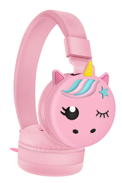 Karler Bass KR9900 Kablosuz Kafaüstü Kulaklık - Pembe