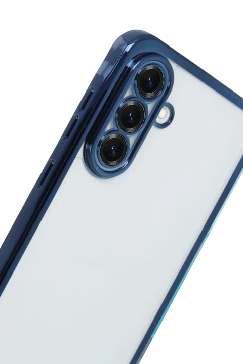 uryport Samsung Galaxy A17 5G Razer Lensli Silikon - Lacivert