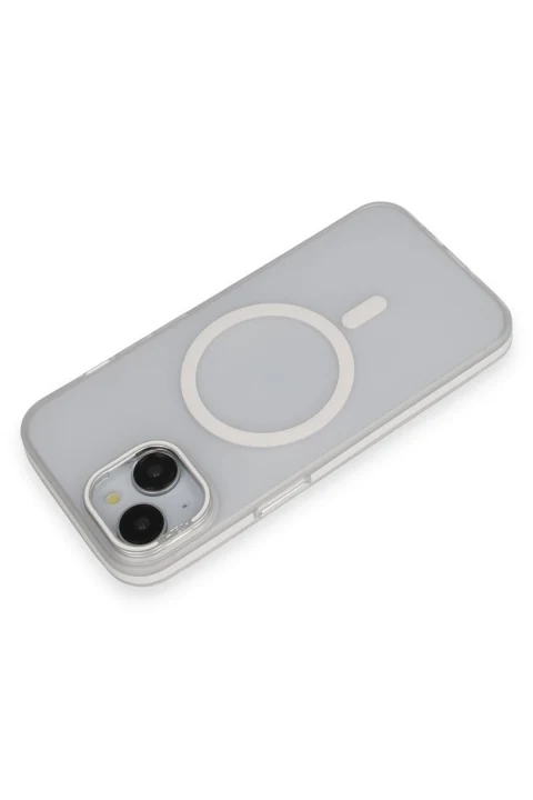 Joko Apple iPhone 15 Pro Max Frost Standlı Magsafe Kapak - Şeffaf