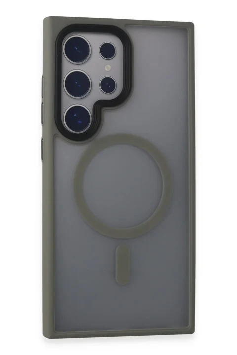 uryport Samsung Galaxy S24 Ultra Kılıf Trex Magneticsafe Kapak - Titan Gri