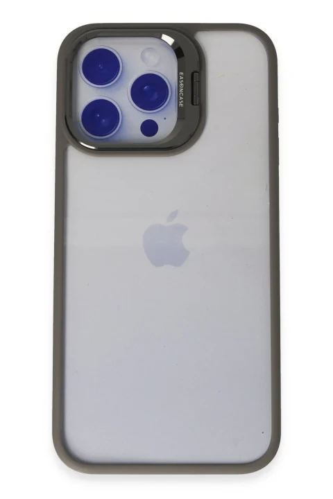 Joko Apple iPhone 15 Pro Kılıf Roblox Lens Standlı Kapak - Titan Gri