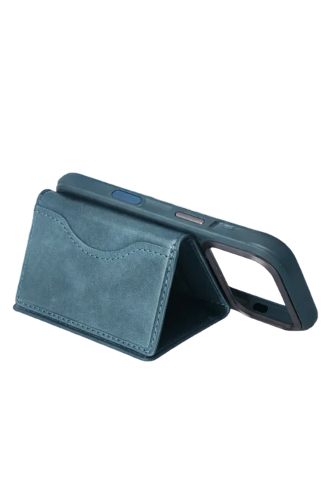 Joko Tema Magsafe Deri Kartlık - Açık Mavi