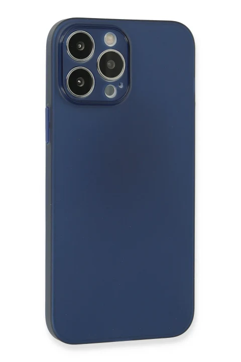 uryport Apple iPhone 13 Pro Max Kılıf Puma Silikon - Mavi