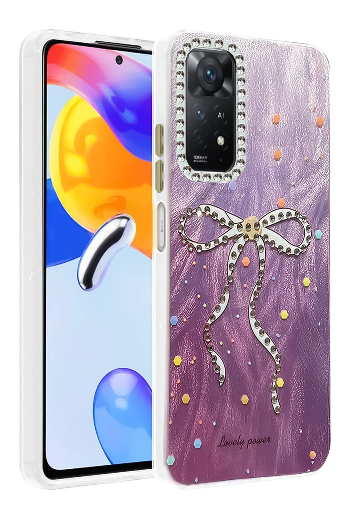 uryport Xiaomi Redmi Note 12 Pro 4G Kılıf Blade Aynalı Desenli Kapak - Desen 1