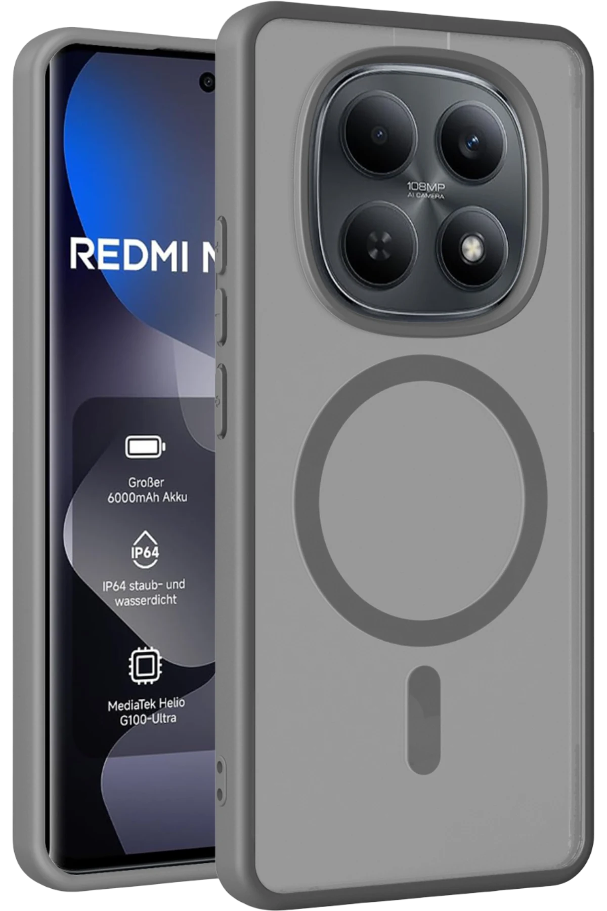 Joko Xiaomi Redmi Note 15 Pro 4G Jota Magsafe Kapak - Titan Gri