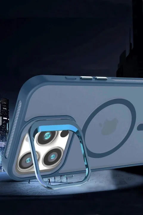 Joko Apple iPhone 16 Pro Max Flet Lens Magsafe Kapak - Gri