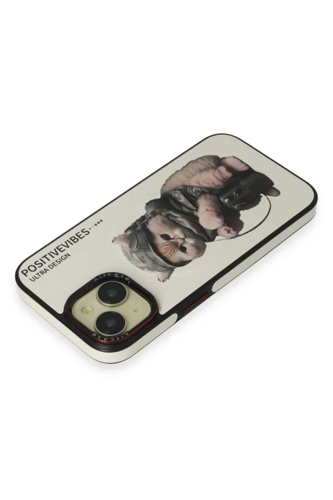 Joko Apple iPhone 14 Fun Magsafe Kapak - Beyaz