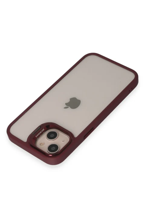 Joko Apple iPhone 14 Kılıf Roblox Lens Standlı Kapak - Bordo