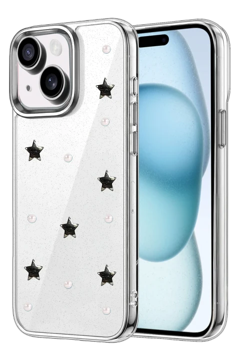 uryport Apple iPhone 15 Plus Fiyonk Desenli Kapak - Desen 7