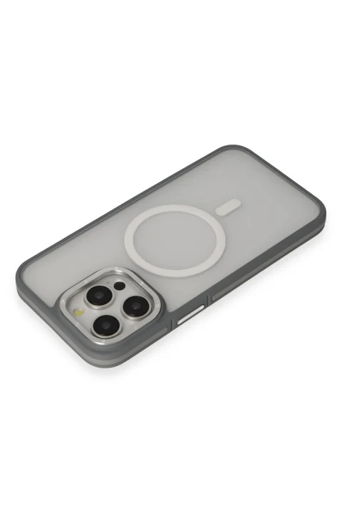 Joko Apple iPhone 15 Pro Max Rocky Magsafe Kapak - Gri