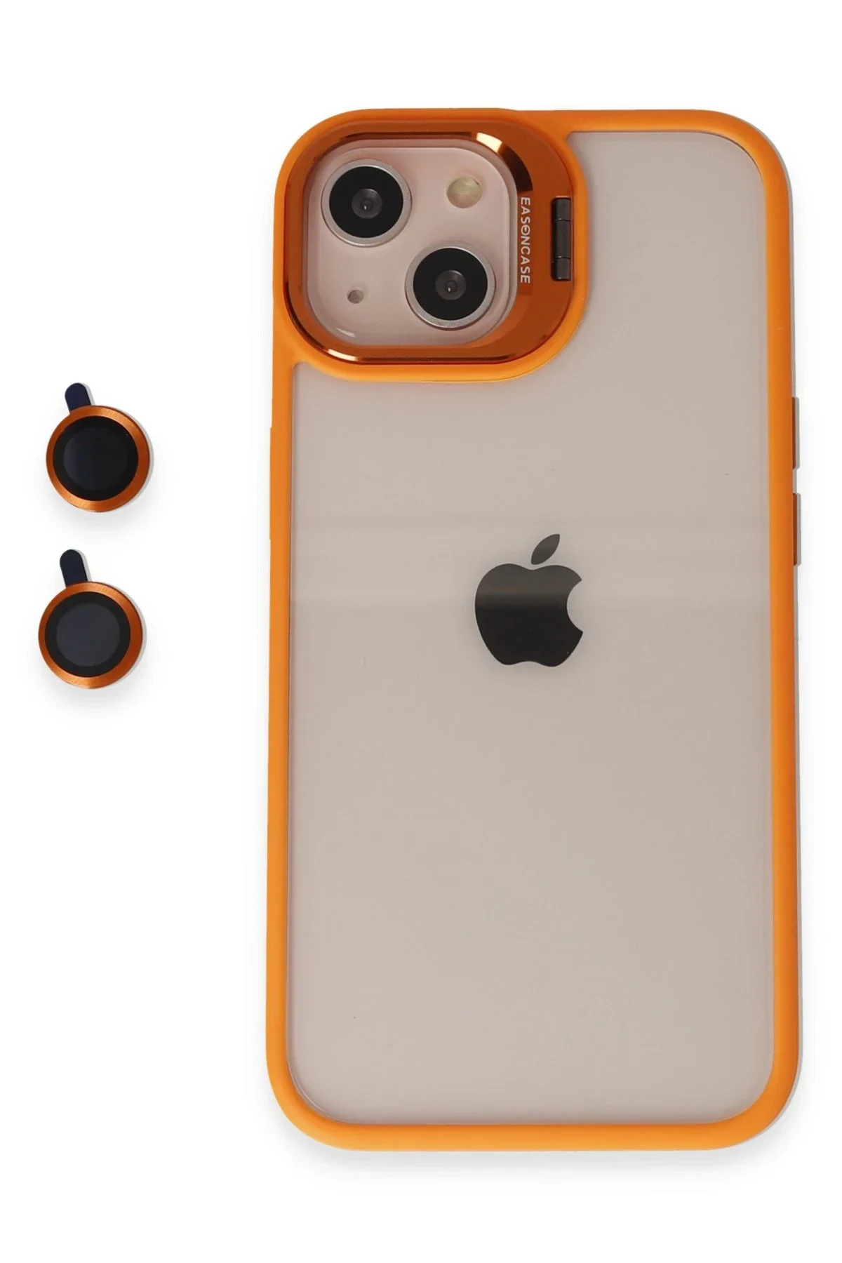 Joko Apple iPhone 15 Kılıf Roblox Lens Standlı Kapak - Turuncu
