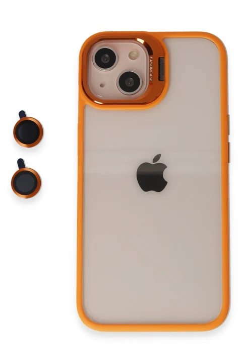 Joko Apple iPhone 15 Kılıf Roblox Lens Standlı Kapak - Turuncu