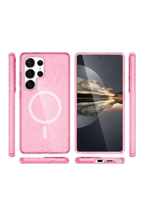 Joko Samsung Galaxy S24 Ultra Kılıf Star Magsafe Kapak - Pembe