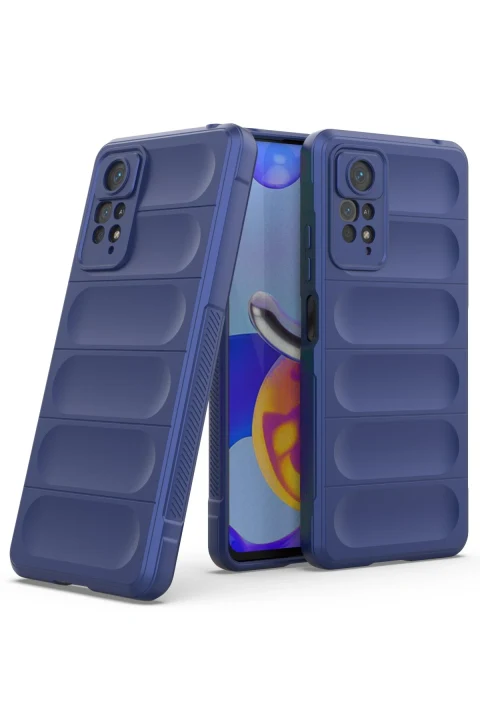 uryport Xiaomi Redmi Note 11 Pro Kılıf Optimum Silikon - Lacivert