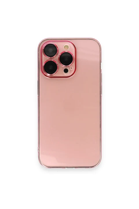 uryport Apple iPhone 14 Pro Max Kılıf Armada Lensli Kapak - Rose Gold