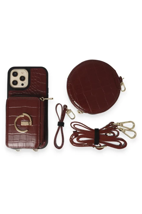 Joko Apple iPhone 13 Pro Kılıf Ermes Kapak - Bordo