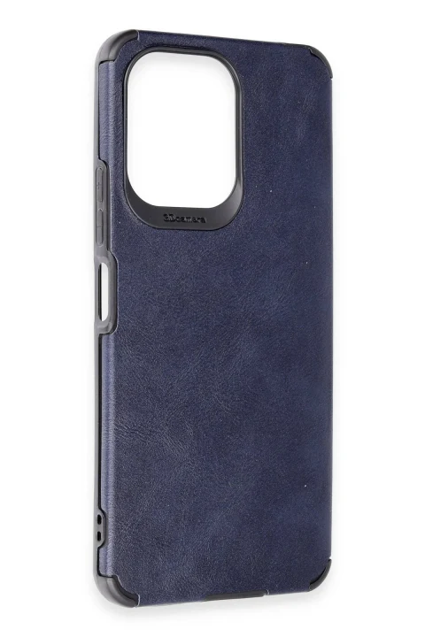 uryport Xiaomi Redmi 13C Kılıf Loop Deri Silikon - Lacivert