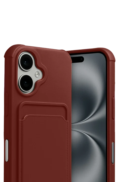 uryport Apple iPhone 17 Kelvin Kartvizitli Silikon - Bordo