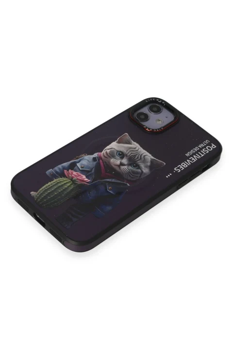 Joko Apple iPhone 11 Fun Magsafe Kapak - Derin Mor