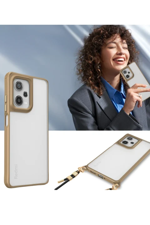 uryport Xiaomi Redmi Note 12 Pro 5G Kılıf Penta Silikon Kılıf - Titan Gri