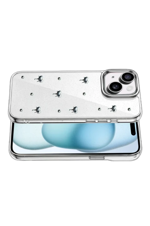 uryport Apple iPhone 15 Plus Fiyonk Desenli Kapak - Desen 1