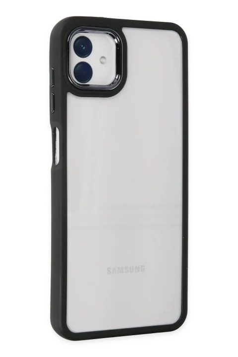 uryport Samsung Galaxy A04 Kılıf Dora Kapak - Siyah