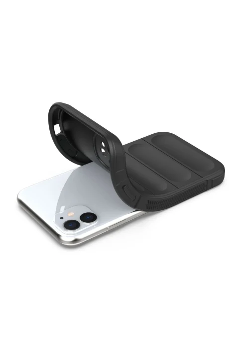 uryport Apple iPhone 11 Kılıf Optimum Silikon - Siyah